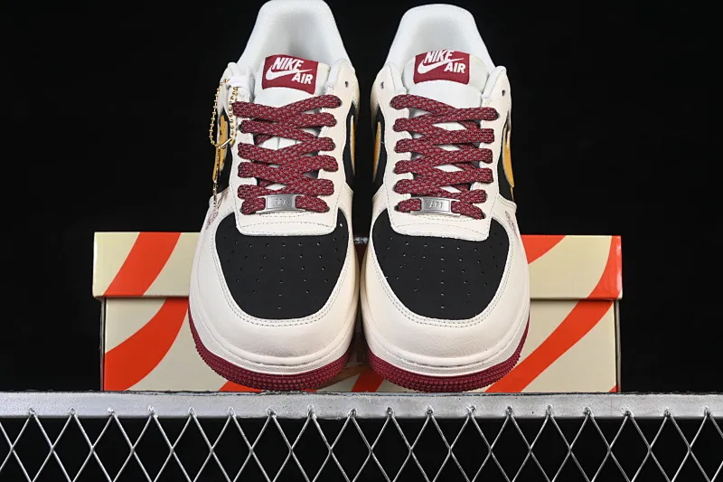 All Categories Nk Air Force 1 Air Force Series Nk Air Force 1 Low Air Force Low Nike Air Force 1'07 Low Burgundy Contrast Air Force One Low Casual Sneakers JP2026-152